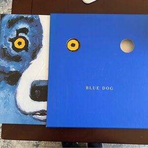Limited edition "Blue Dog" Art/Coffee Table Collector Book by George Rodriquez